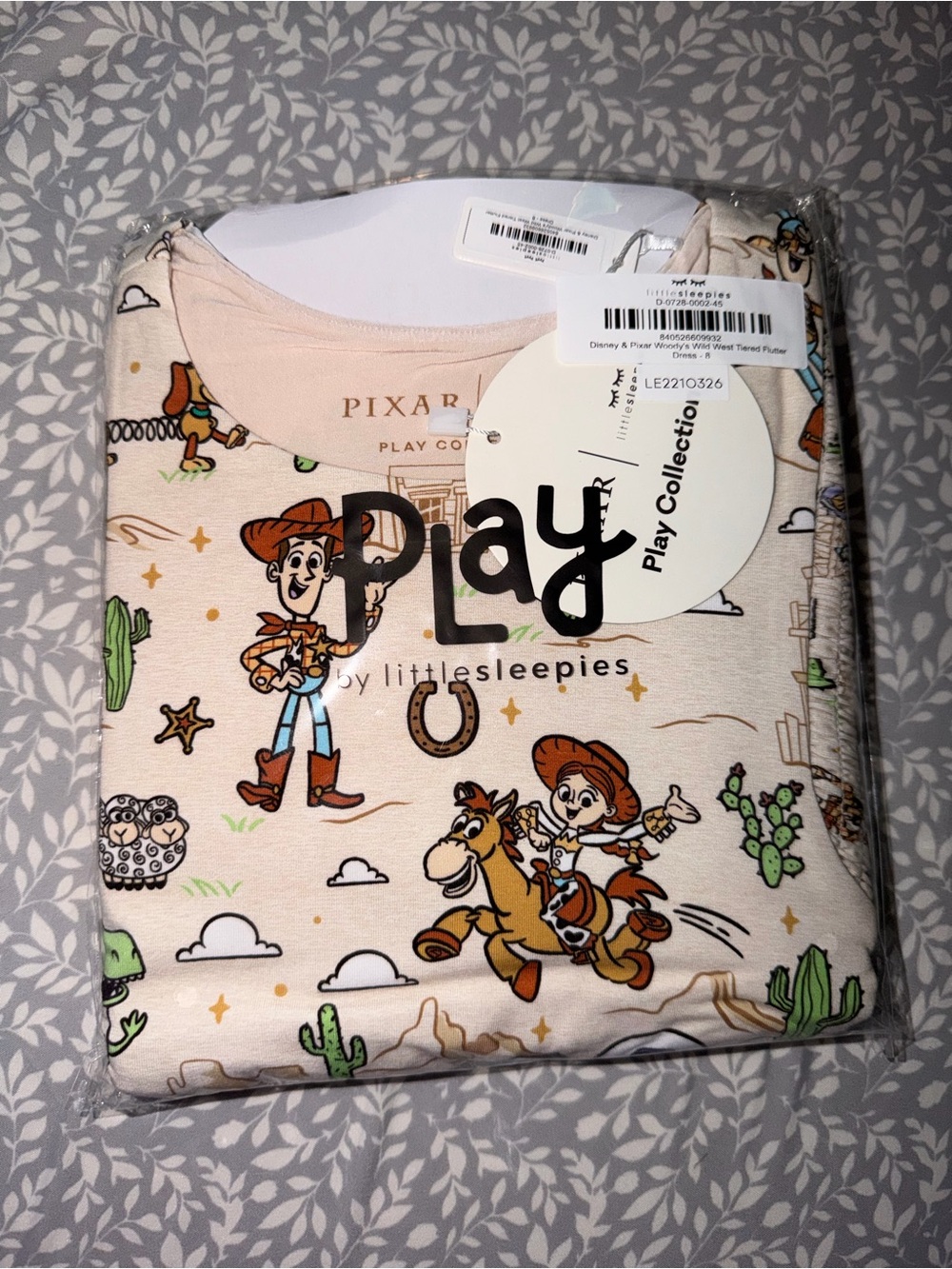 Little Sleepies Woodys Wild West Tiered flutter Dress